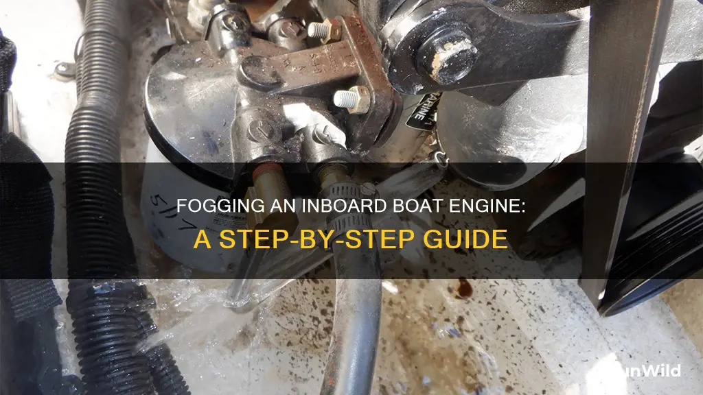 how to fog an inboard boat engine