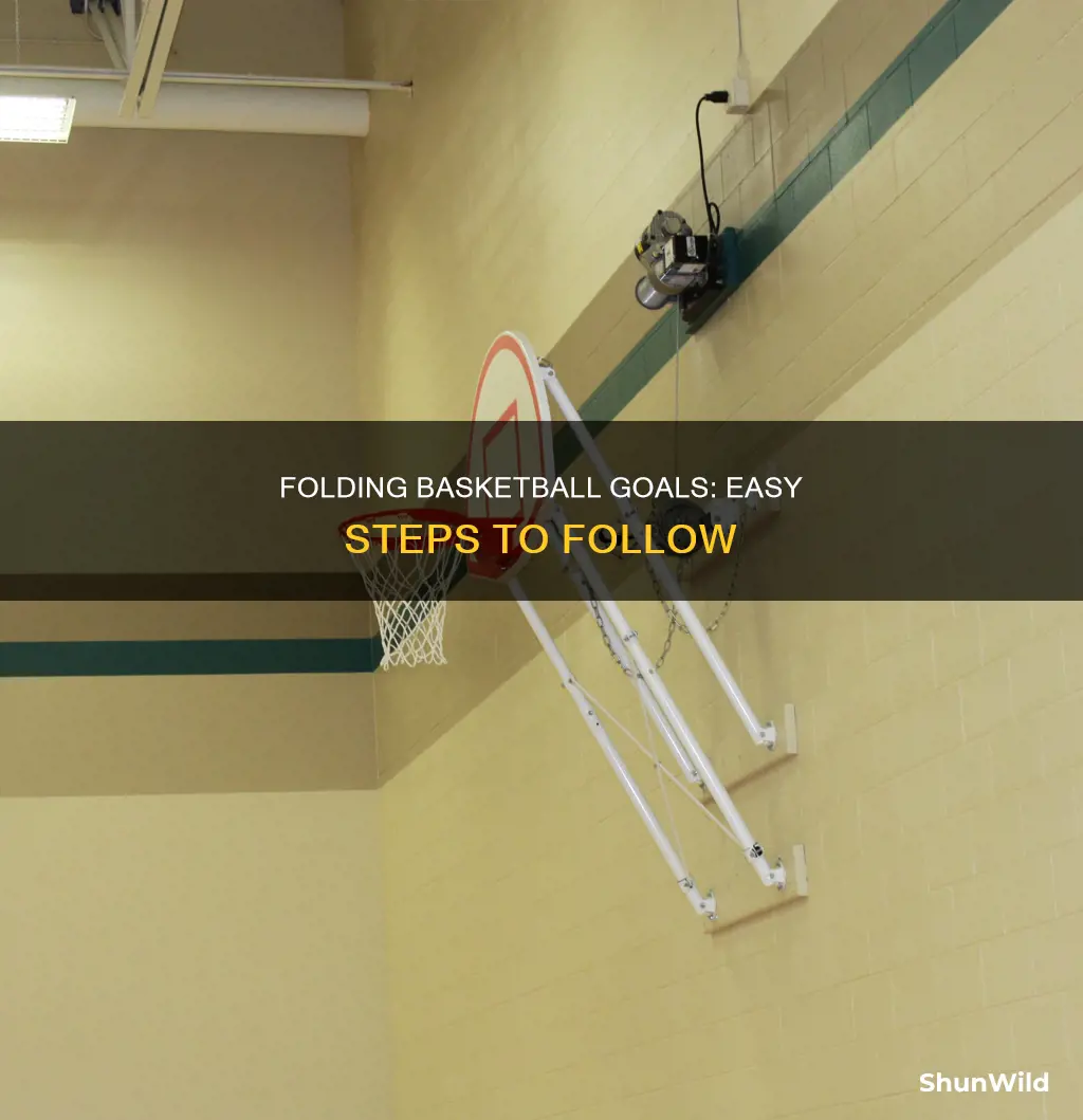 how to fold a basketball goal
