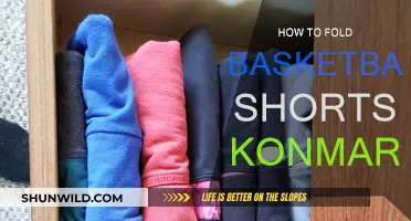 Folding Basketball Shorts: The KonMari Method