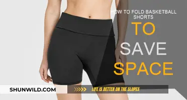 Folding Basketball Shorts: Space-Saving Hacks