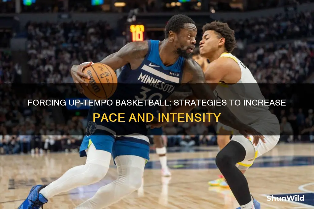 how to force up tempo basketball