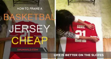 Framing Your Basketball Jersey on a Budget