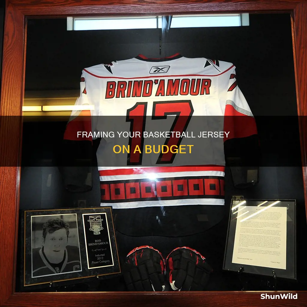 how to frame a basketball jersey cheap