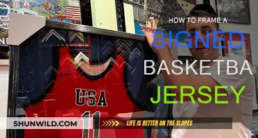Framing Your Signed Basketball Jersey: A Step-by-Step Guide