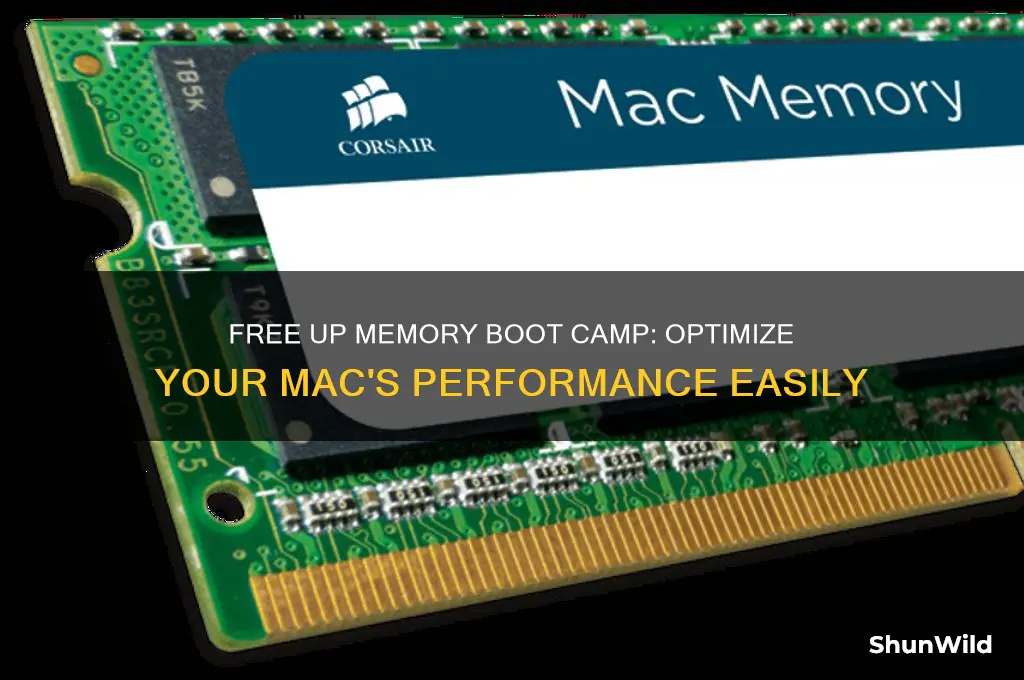 how to free up memory boot camp created