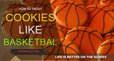 Frosting Cookies: Basketball Style
