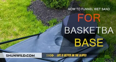 Funneling Wet Sand: Basketball Base Guide