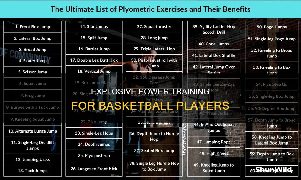 how to gain explosiveness for basketball