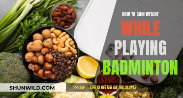 Strategic Weight Gain for Badminton Players