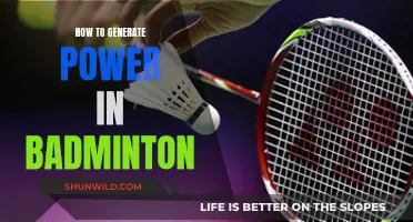 Generating Power in Badminton: Secrets to Dominate the Court