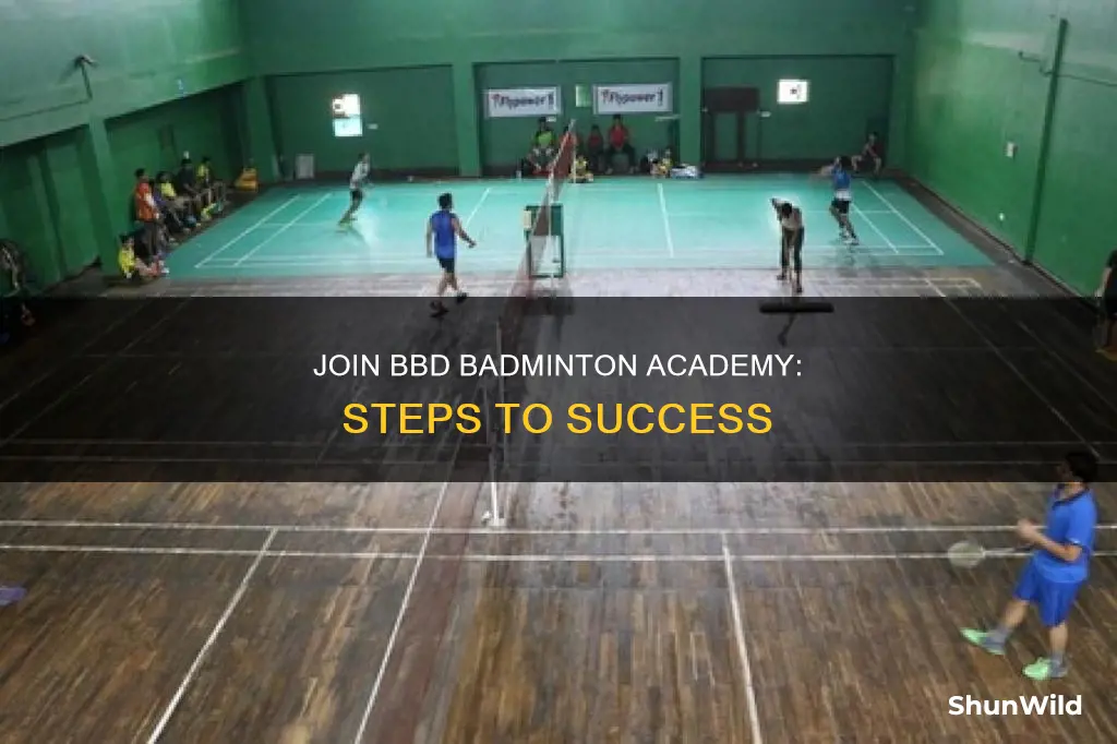 how to get admission in bbd badminton academy