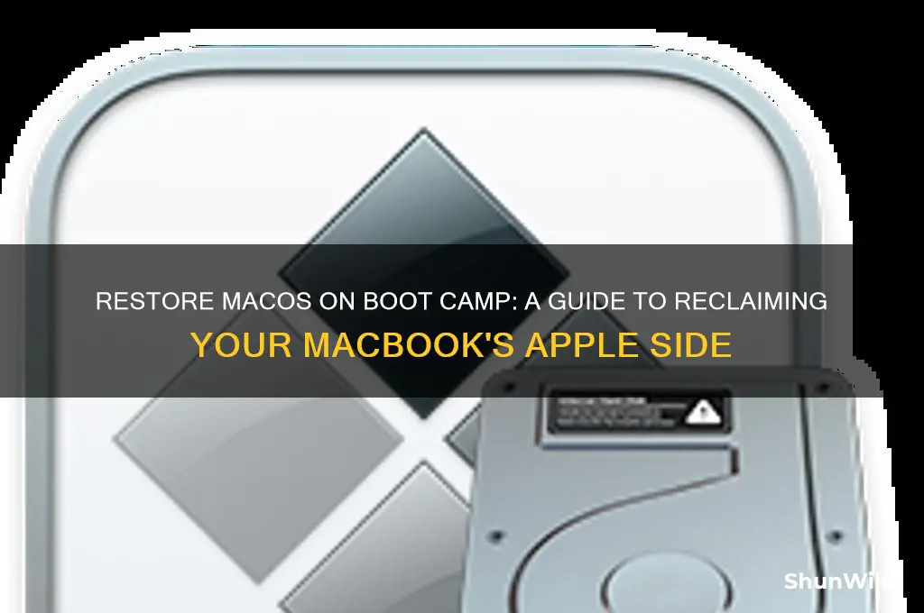 how to get back apple side of boot camp macbook