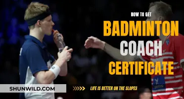 Get Certified: Become a Badminton Coach