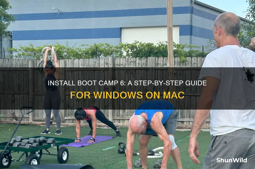 how to get boot camp 6