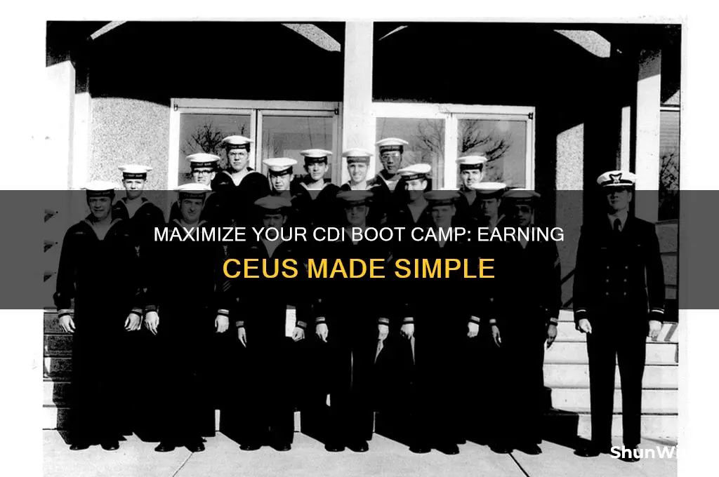 how to get ceus for cdi boot camp