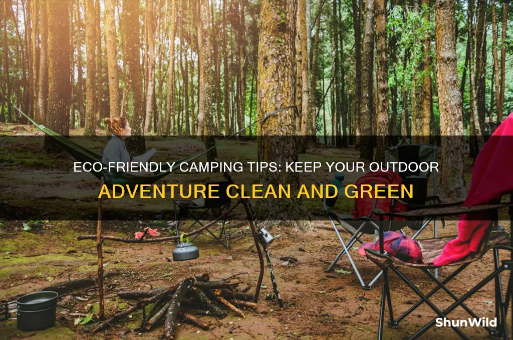 how to get clean camping