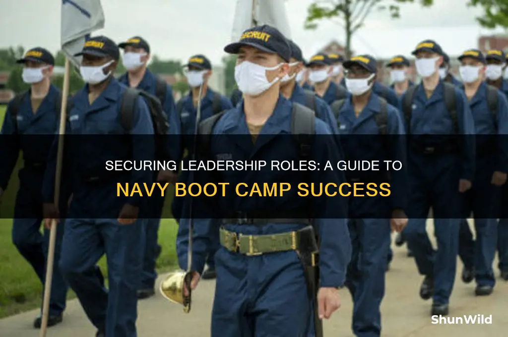 how to get leadership positions in navy boot camp