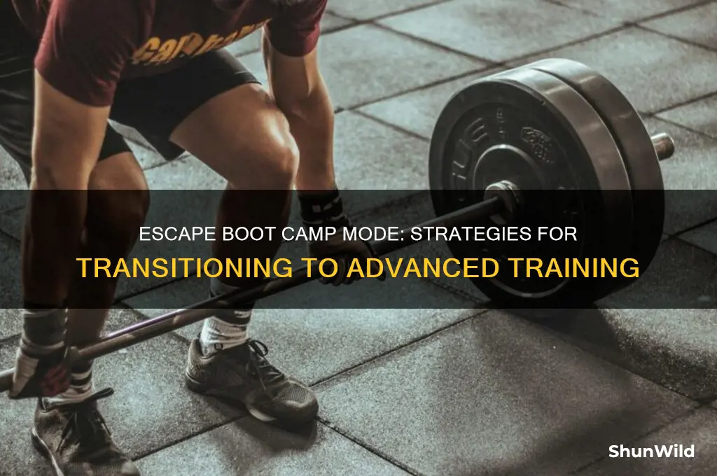 how to get out of boot camp mode
