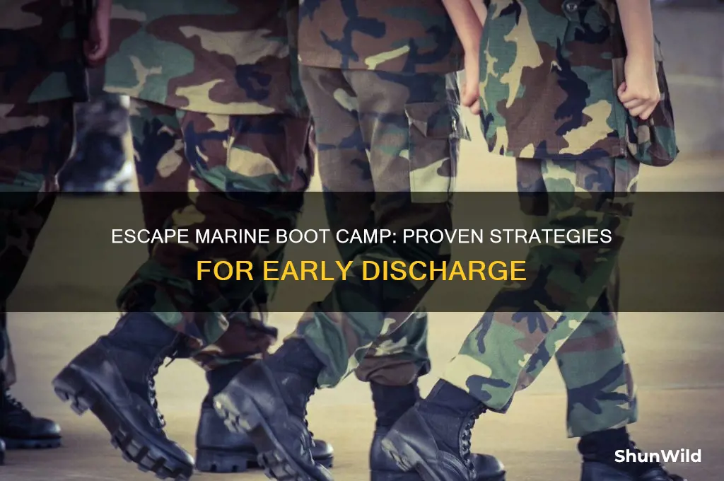 how to get out of marine boot camp