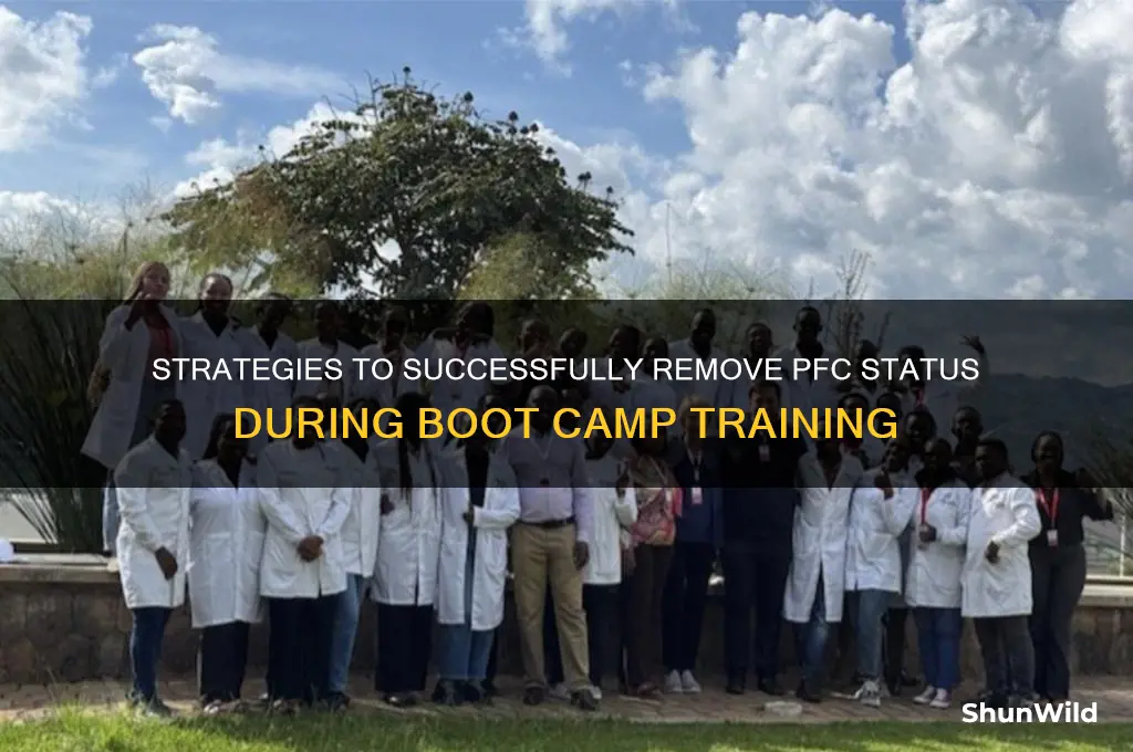how to get pfc out of boot camp