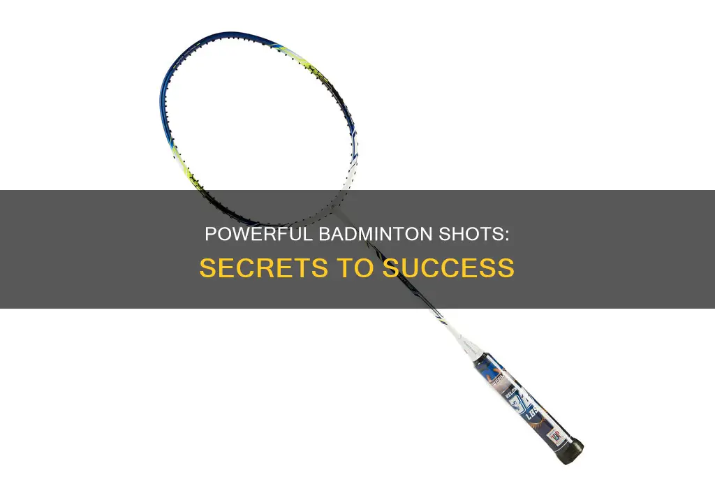 how to get power in badminton shots