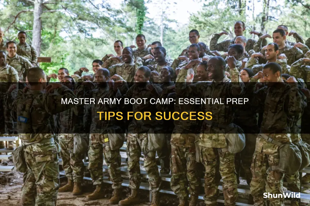 how to get prepared for army boot camp