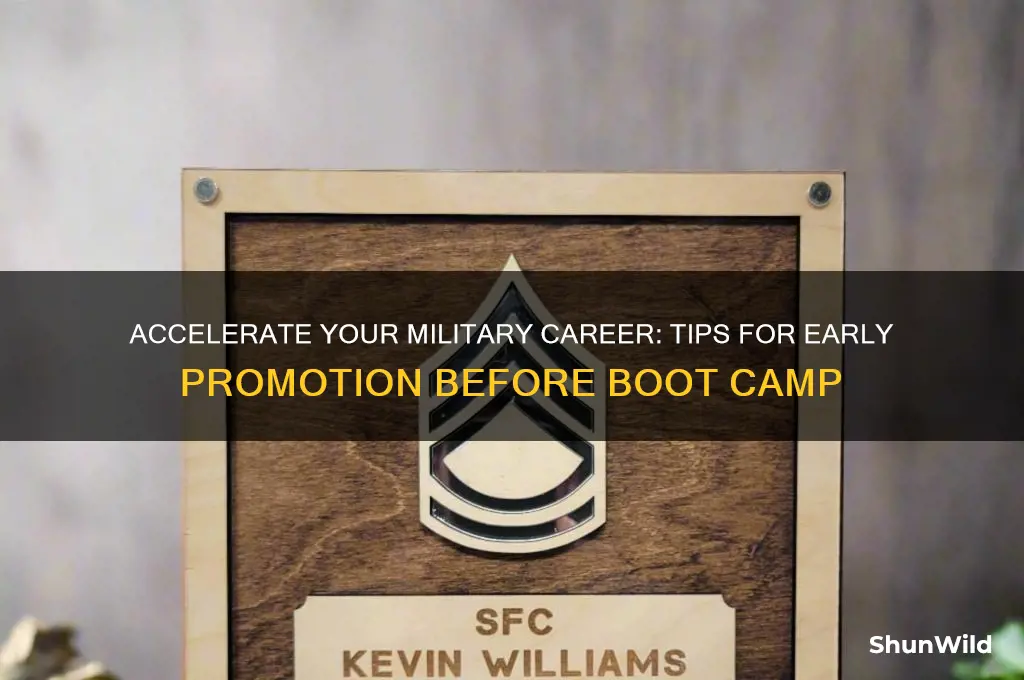 how to get promoted before boot camp