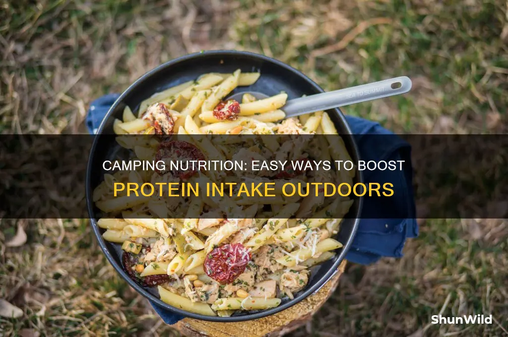 how to get protein camping
