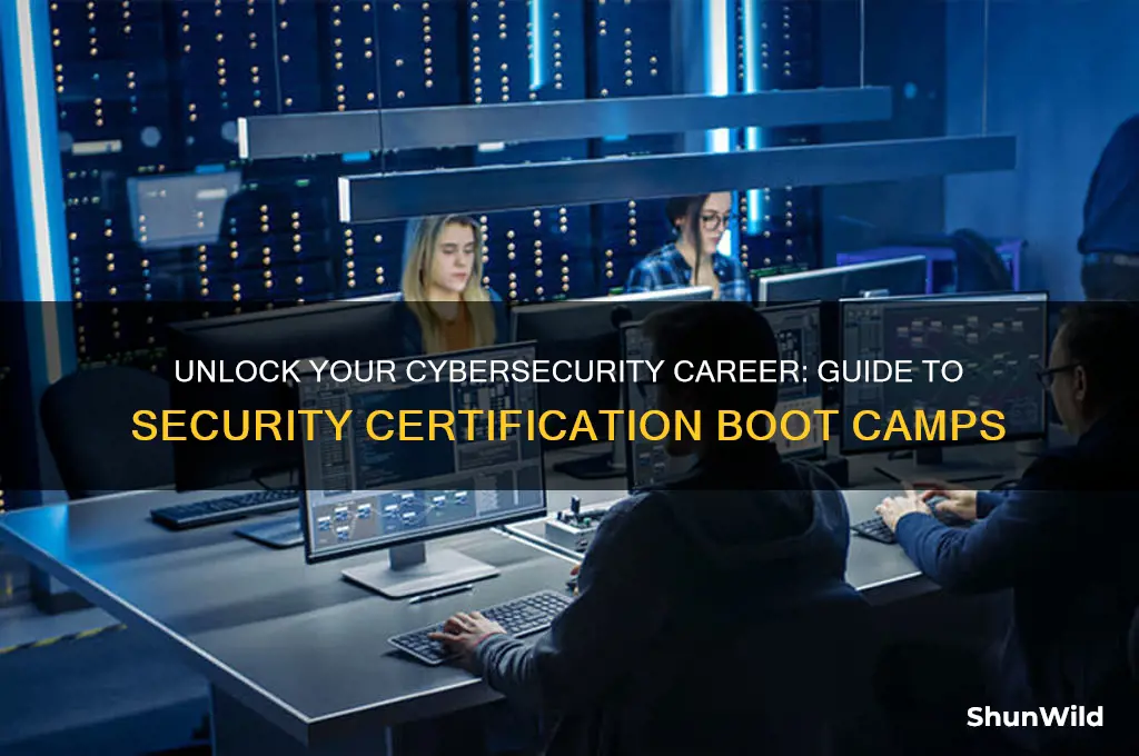 how to get security certification boot camp