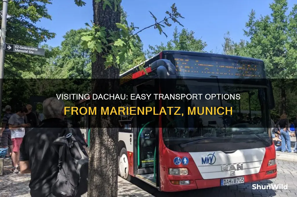 how to get to dachau concentration camp from marienplatz