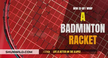 Creative Wrapping: Badminton Racket Gifting