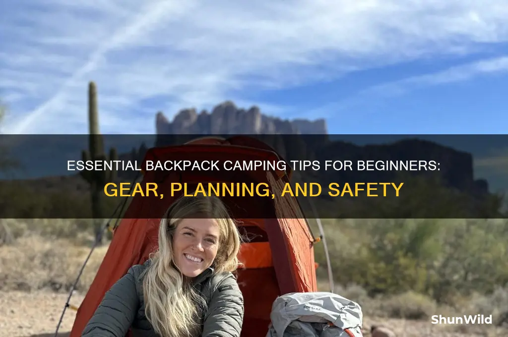 how to go backpack camping