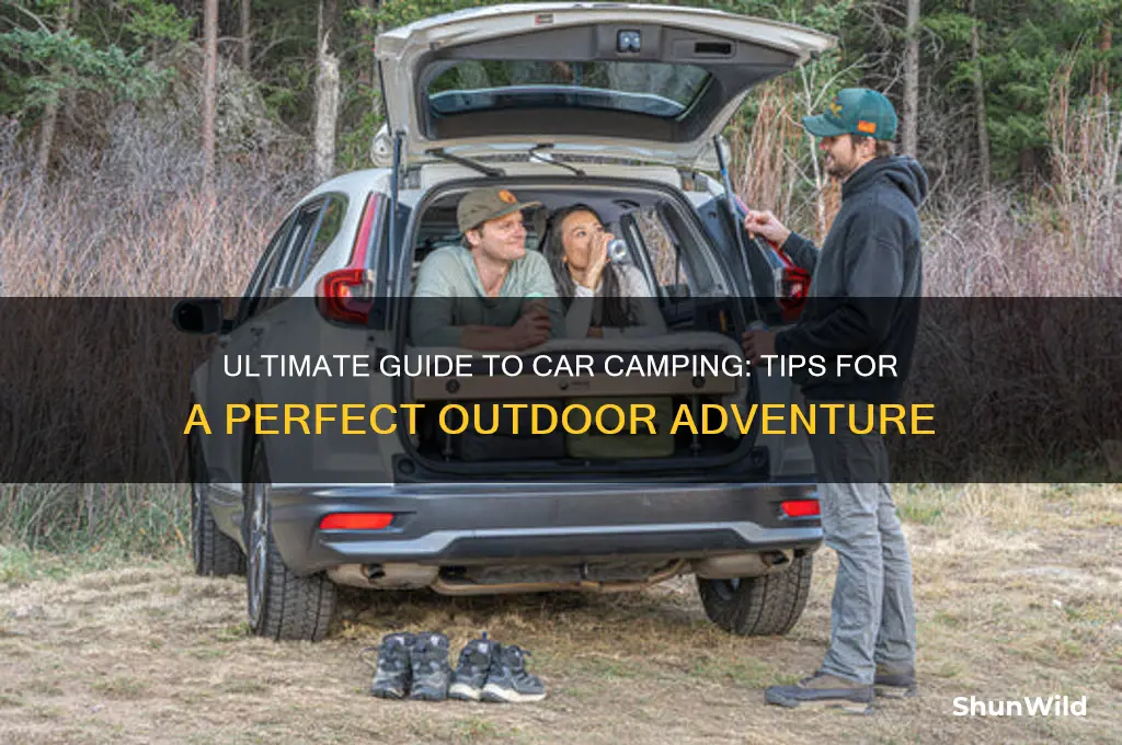 how to go car camping
