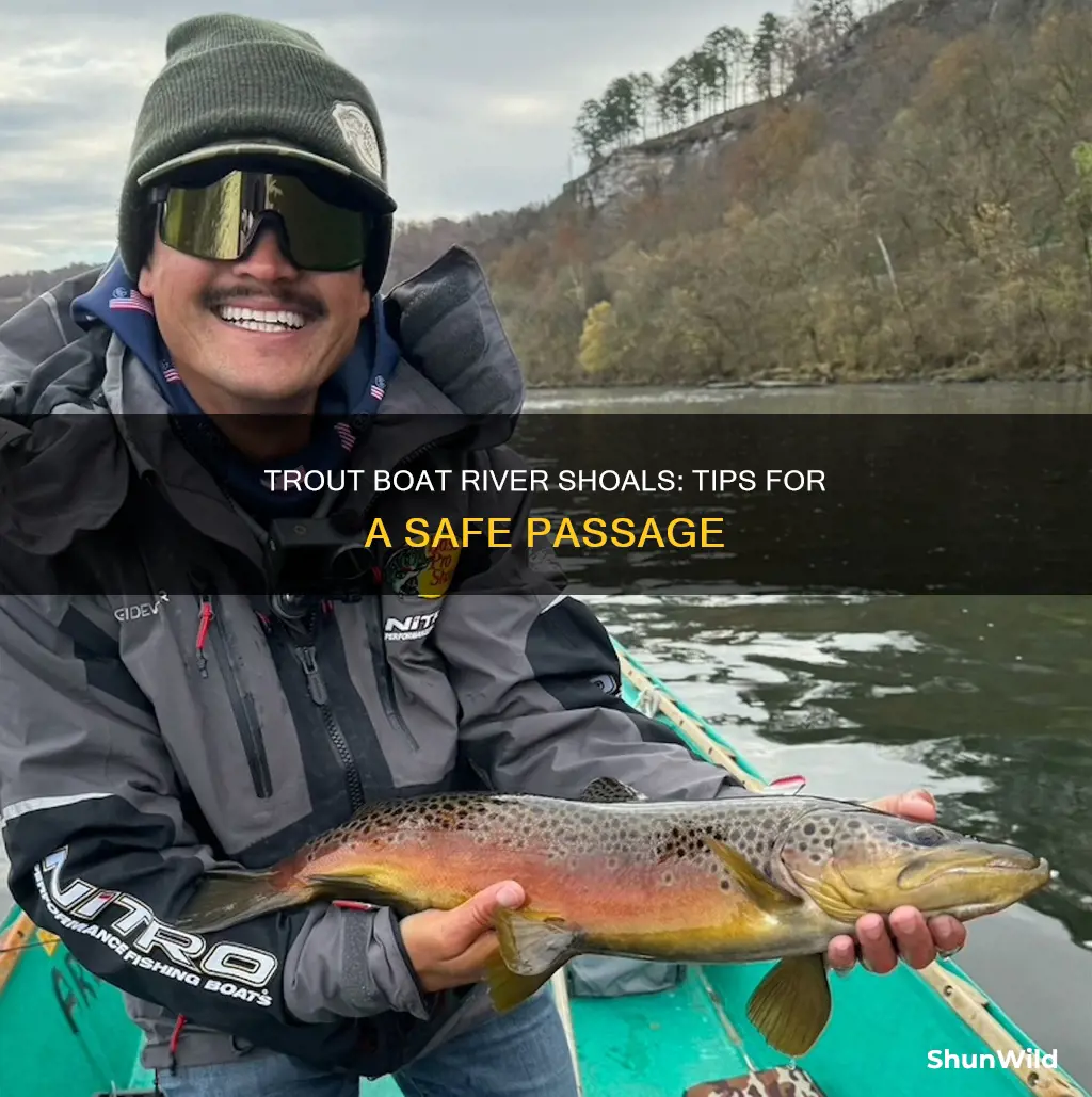 how to go down river shoals in a trout boat
