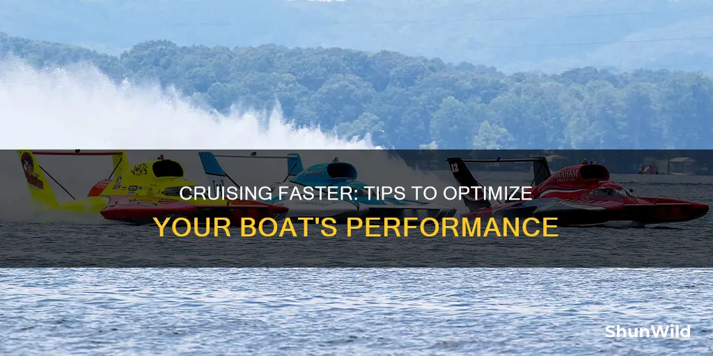 how to go faster on a boat
