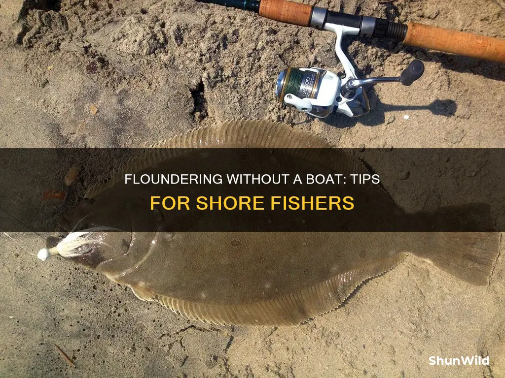 how to go floundering without a boat