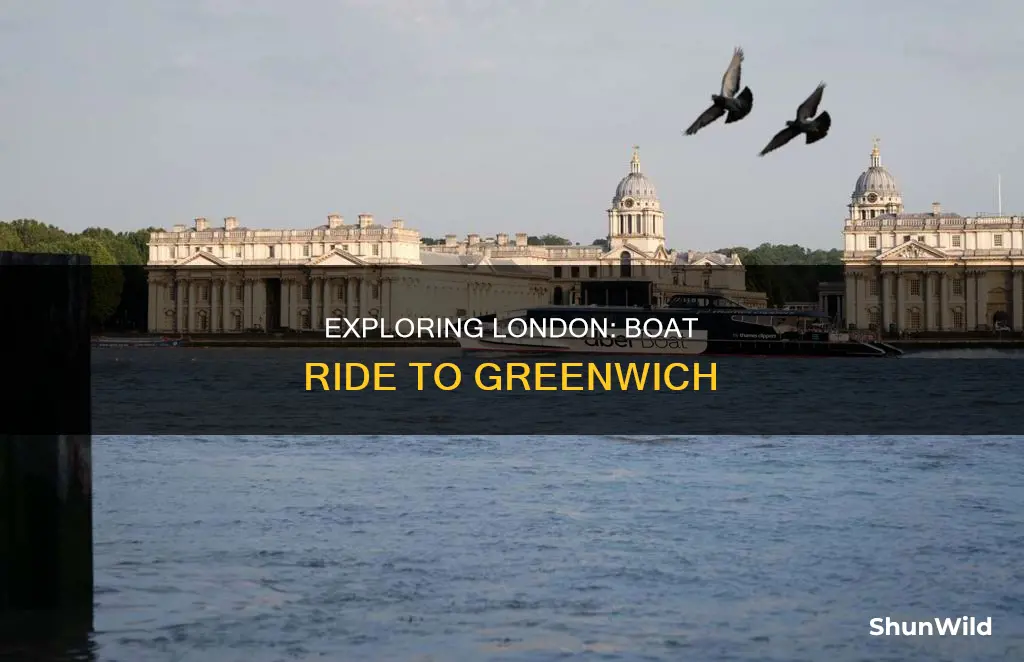 how to go from london to greenwich by boat