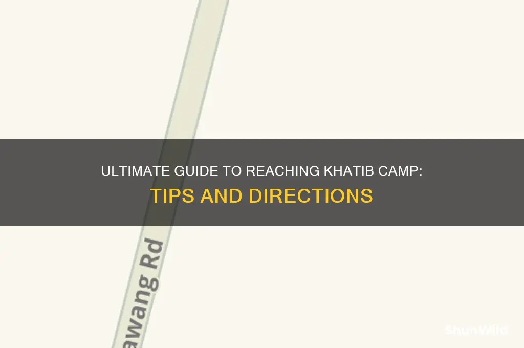 how to go khatib camp