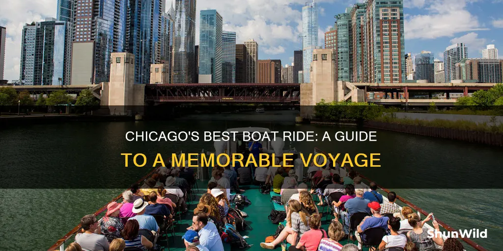 how to go on a boat ride in Chicago