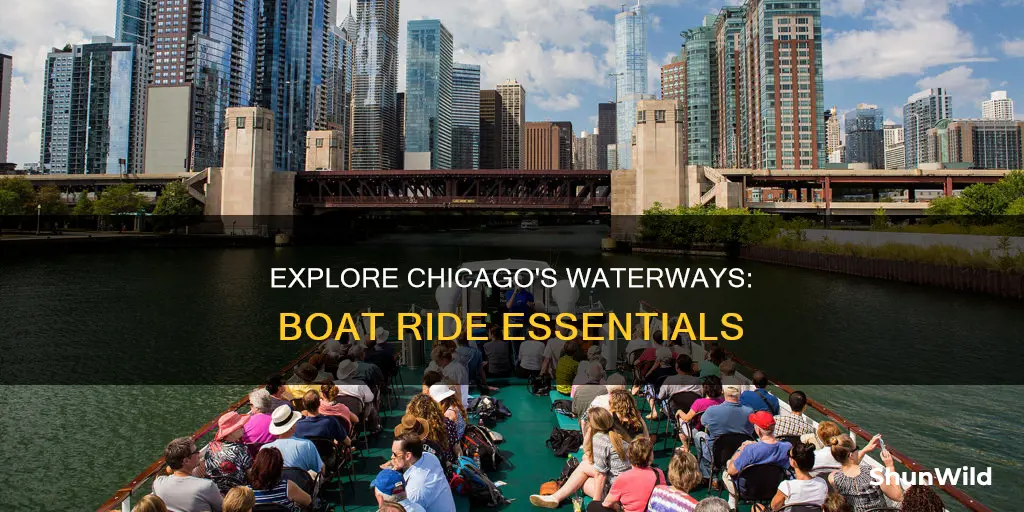 how to go on a boat ride in Chicago
