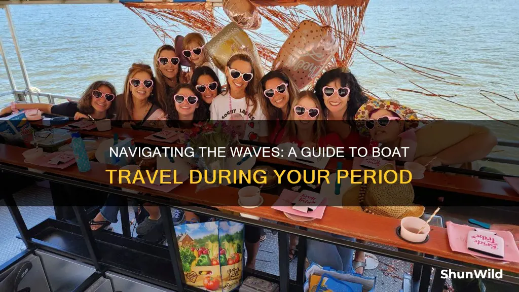 how to go on a boat with your period