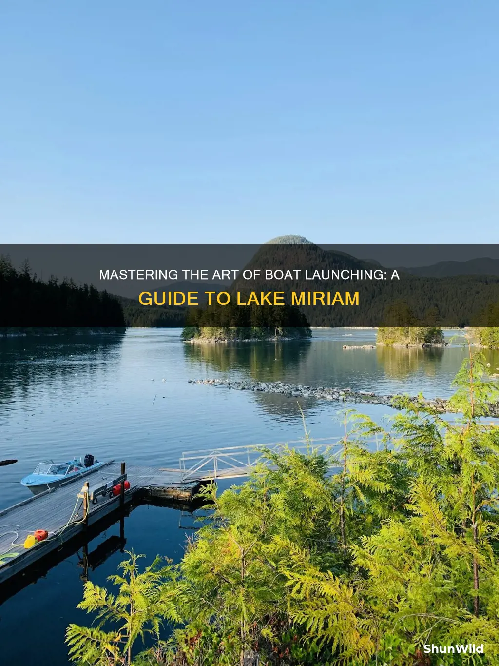 how to go on boat ramp at lake miriam