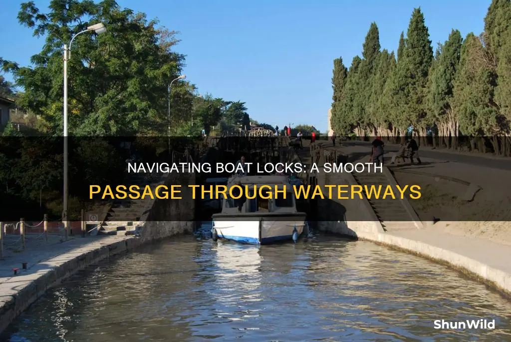 how to go through a boat lock