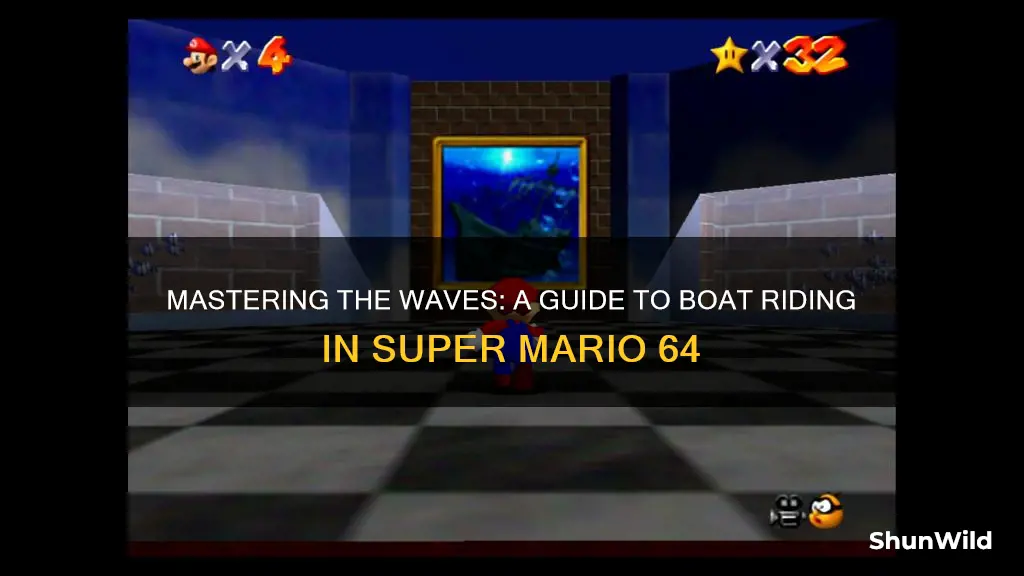 how to go through boat sm64