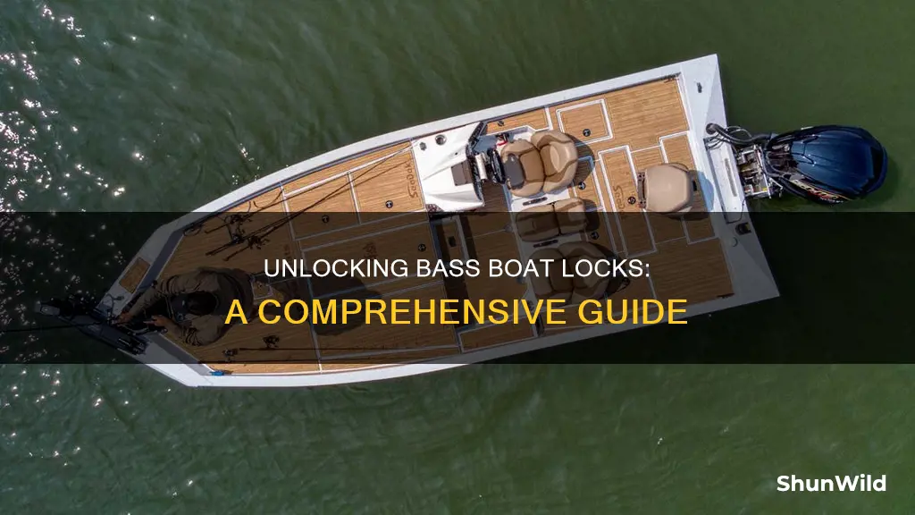 how to go through the locks in bass boat