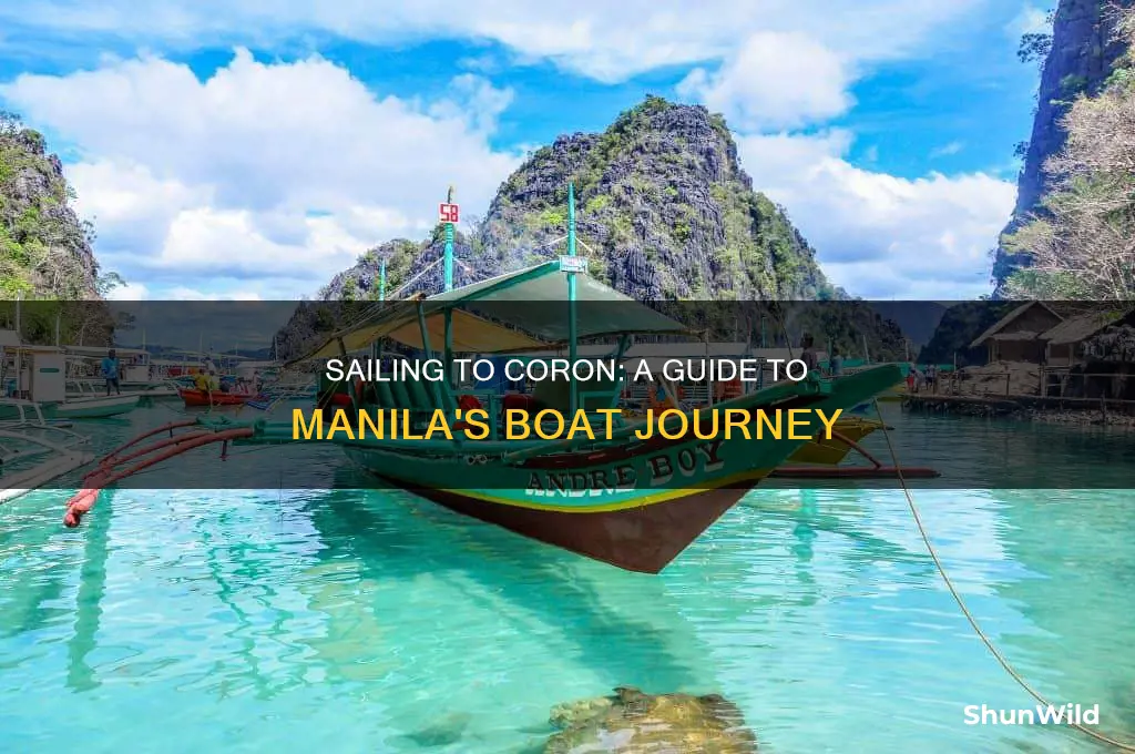 how to go to coron from manila by boat