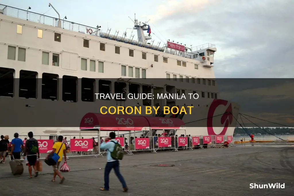 how to go to coron from manila by boat