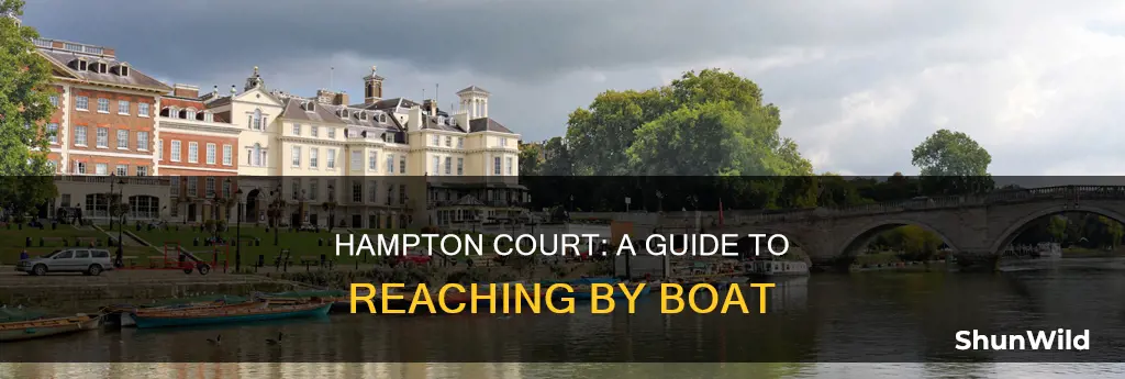 how to go to hampton court by boat