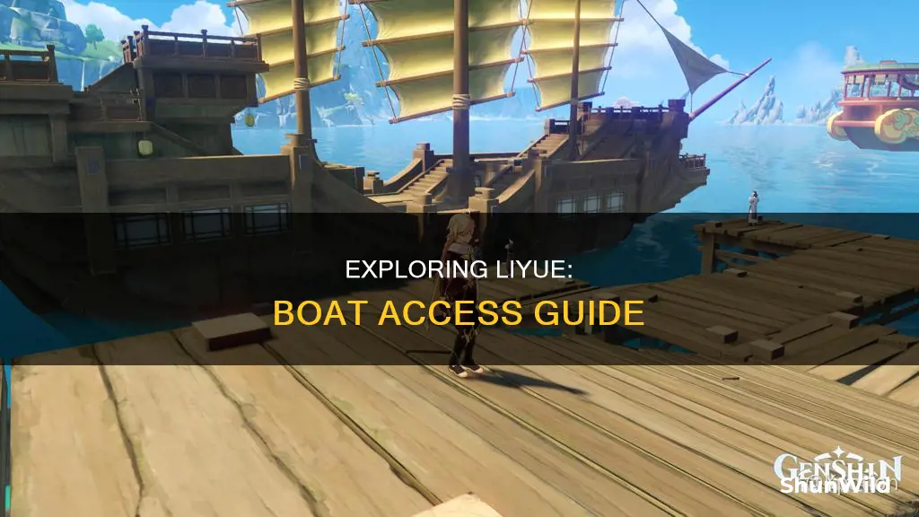 how to go to the boat in liyue