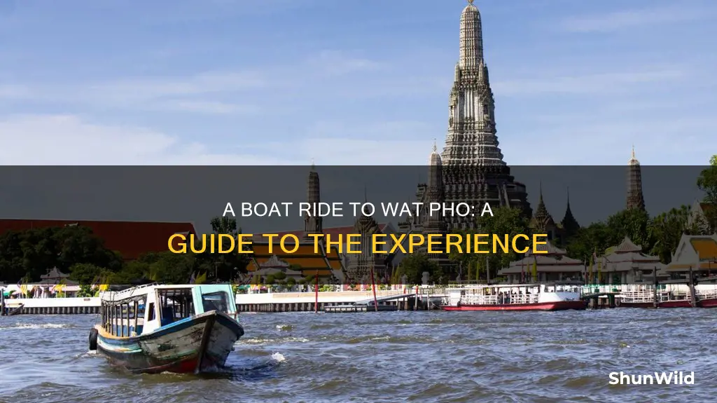 how to go to wat pho by boat